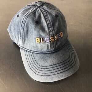 NWT Infinity Headwear Ladies Embroidered Blessed Baseball Cap